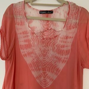 Gypsy 05 tie die silk top XS